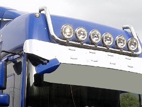 Bara inox proiectoare tavan DAF CF cabina standard  Pret - Cere oferta